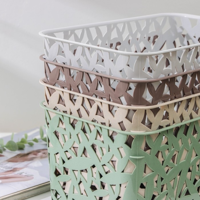 Корзинка универсальная, 3ХL, 28&times;19&times;14,5 см, цвет МИКС