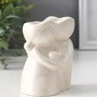 Подсвечник для тонких свечей &laquo;Пара&raquo;, 10&times;7.5&times;5.5 см, перламутр