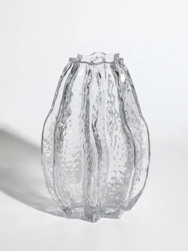 Ваза стекло настольная "Кэли" 21х12х6 см, прозрачный