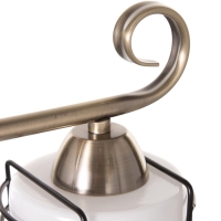 Люстра "Кипр" 3х40Вт Е27 латунь/черный 52х26х26см