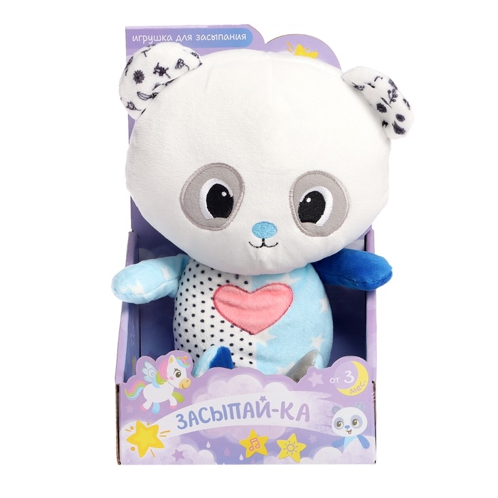 Музыкальная игрушка для засыпания &laquo;Засыпай-ка: Панда&raquo;, звуковые и световые эффекты