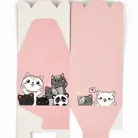 Подарочная коробка, упаковка &laquo;Котята&raquo; 10&times;10&times;10 см