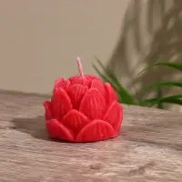 Свеча "Лотос" 5х5х6 см, соевый воск