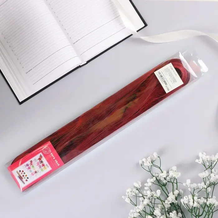 Бант - шар №3 металлик, красный