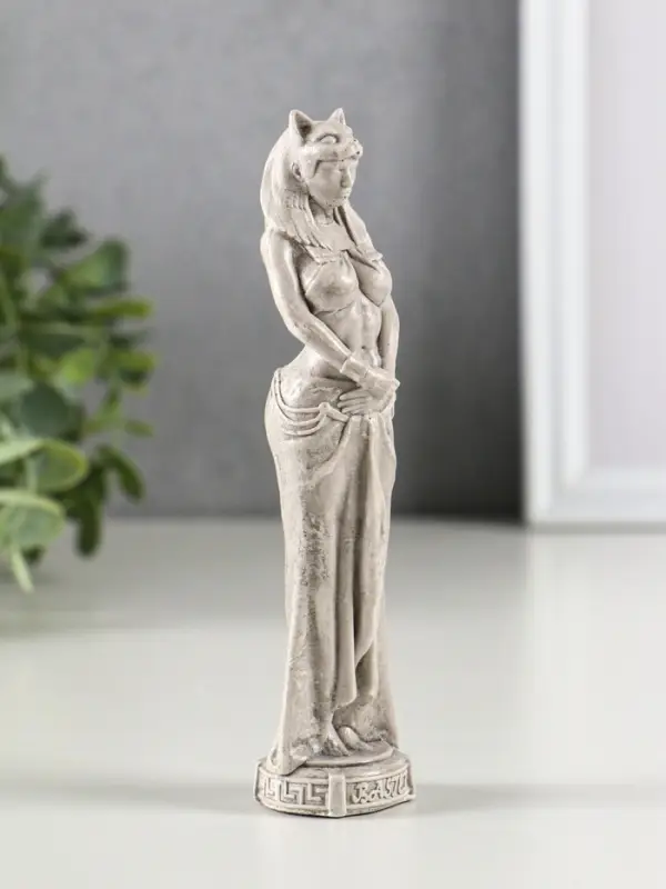 Фигура гипс "Богиня Египта" 14х3 см, под камень