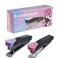 Степлер №10 ErichKrause Stells Manga, до 15 листов, МИКС