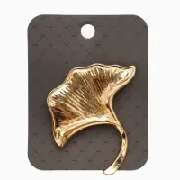 Брошь "Цветок каллы", цвет золото