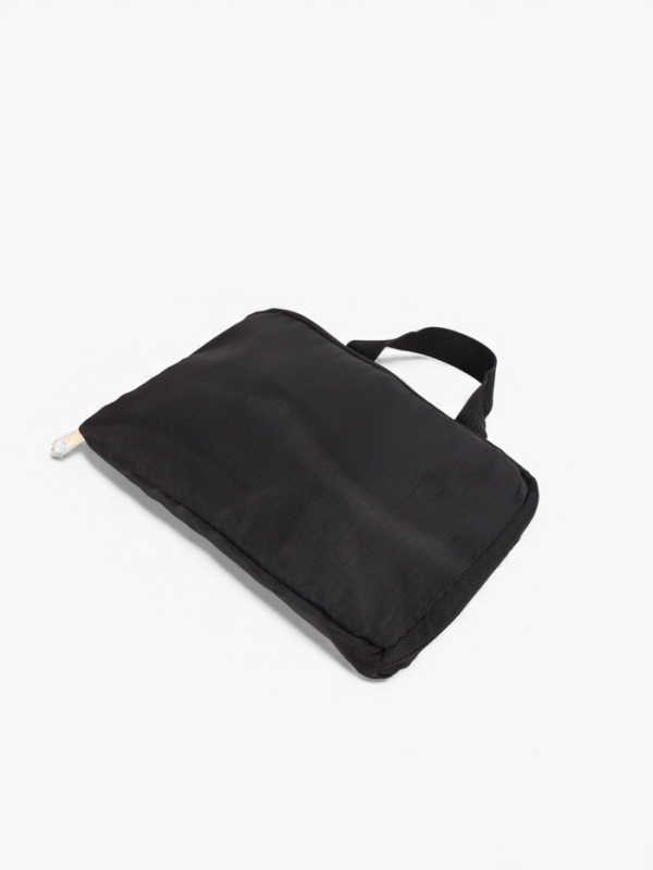 Рюкзак складной, отдел на молнии, наружный карман, 2 боковых кармана, цвет чёрный