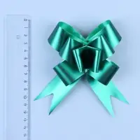 Бант - бабочка №3, матовый зелёный