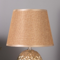 Лампа настольная "Клео" 40Вт Е14 золото 19х19х27см