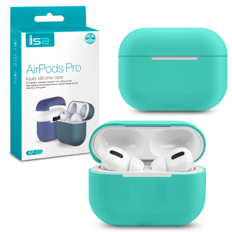 Чехол Apods Pro Silicon Case ISA Mint