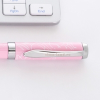 Ручка шариковая, синяя паста, 1.0 мм, на открытке металл, 1 мм &laquo;С 8 марта&raquo;