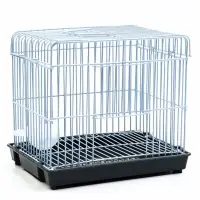 Клетка усиленная для джунгарских хомяков 21 х 16 х19 см, серая