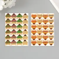 Набор уголков с кармашком для фотографий 24 уголка "Детский рисунок" МИКС 12,5х9 см