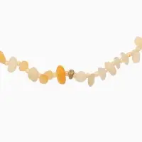 Ожерелье 20 см, цв. янтарный