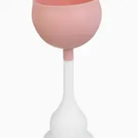 Прорезыватель силиконовый для зубов с погремушкой 3 в 1 M&B &laquo;Зайка&raquo;, розовый