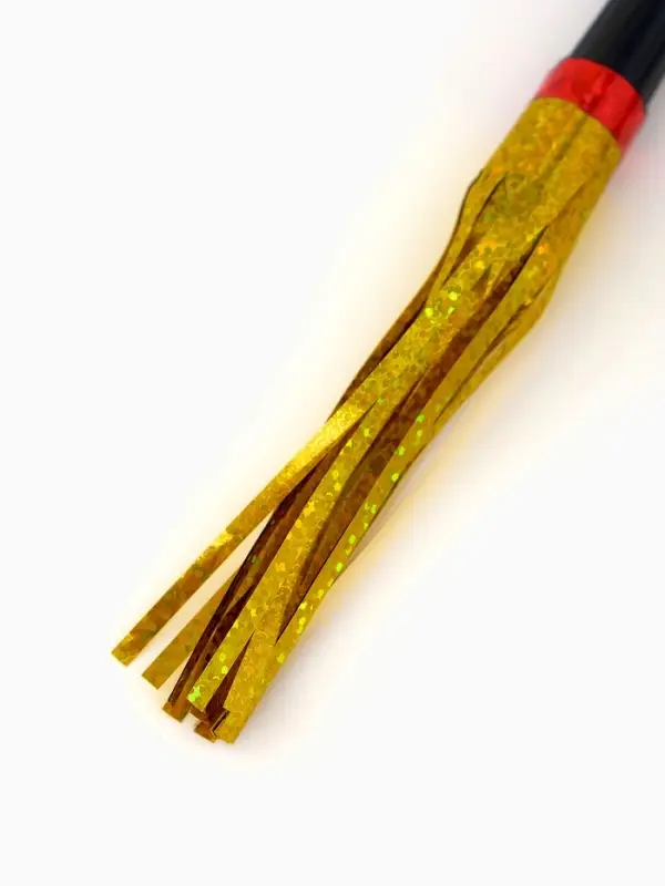 Карнавальный язычок &laquo;Дождик&raquo; золотой, 6 шт