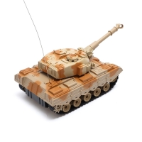 Танк радиоуправляемый &laquo;Атака&raquo;, световые и звуковые эффекты, работает от аккумулятора, цвет песочный