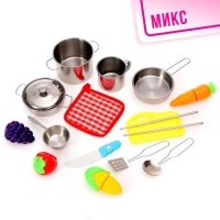 Набор металлической посуды &laquo;Повар&raquo;, 16 предметов