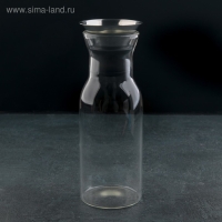 Графин стеклянный с диспенсером &laquo;Тео&raquo;, 600 мл, 8&times;24 см