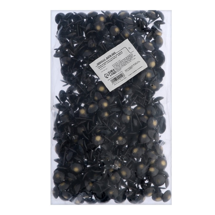 Гвозди ТУНДРА, декоративные, обивочные, 11х17 мм, бронза ренессанс, 500 шт