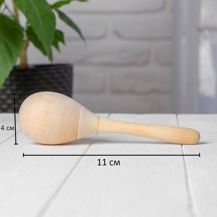 Музыкальная игрушка &laquo;Маракас&raquo; 4&times;4&times;11 см