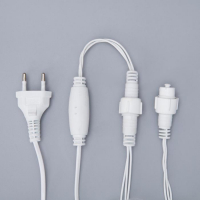 Гирлянда &laquo;Бахрома&raquo; 3 &times; 0.6 м, IP44, УМС, белая нить, 160 LED, свечение белое, 220 В