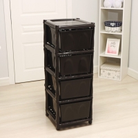 Комод 4-х секционный &laquo;Эконом&raquo;, цвет коричневый