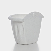 Кашпо настенное &laquo;Фелиция&raquo;, 1 л, d=16 см, цвет мраморный