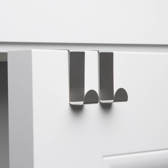 Крючки надверне SAVANNA &laquo;Минимализм&raquo;, 2 шт, металл