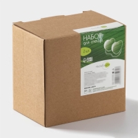 Набор фарфоровый для специй на бамбуковой подставке BellaTenero &laquo;Тепло сердец&raquo;, 2 предмета: солонка 75 мл, перечница 75 мл, цвет белый