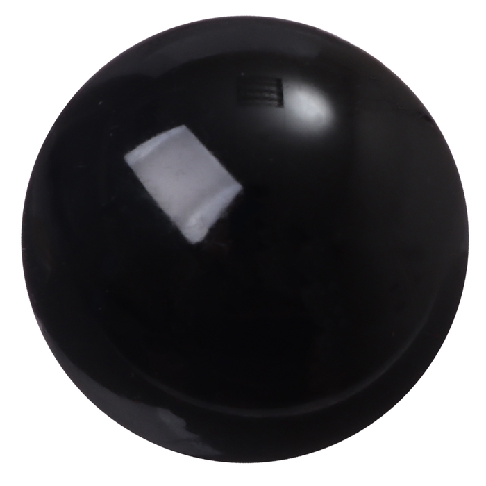 Глаза винтовые с заглушками, набор 4 шт., размер 1 шт. &mdash; 3 см, цвет чёрный