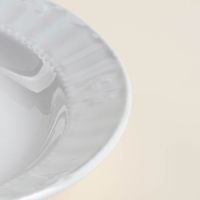 Набор фарфоровых тарелок SL Home &laquo;Винтаж фрэнч&raquo;, d=22,5 см, цвет белый