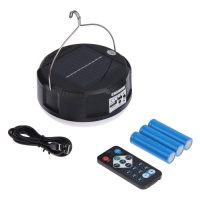 Садовый светильник на солнечной батарее &laquo;Дискошар&raquo;, 13 &times; 6 &times; 13 см, 6 LED, пульт ДУ, свечение RGBW