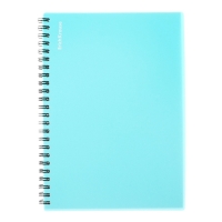 Тетрадь А5, 80 листов в клетку на гребне ErichKrause "Pastel", пластиковая обложка, блок офсет, белизна 100%, МИКС