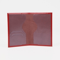 Обложка для паспорта, цвет красный