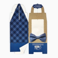 Коробка складная &laquo;Мужской стиль&raquo; 14 х 16 х 14 см