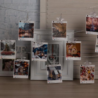 Гирлянда &laquo;Нить&raquo; 4.5 м с насадками &laquo;Прищепки-звёзды&raquo;, IP20, прозрачная нить, 20 LED, свечение синее, 220 В