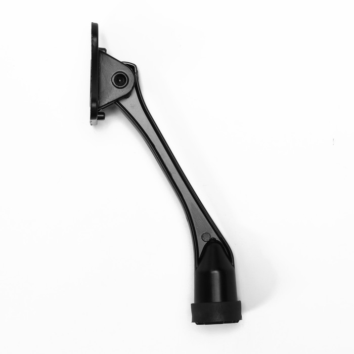 Фиксатор дверной LOCKLAND,  "козья ножка", цвет черный