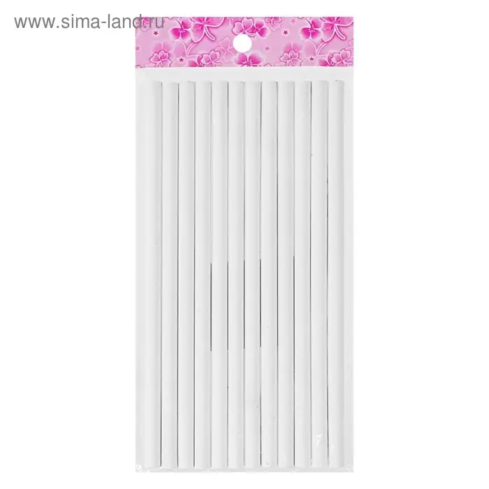 Карандаш цветной для разных поверхностей (стекло, ткани, металлу, пластику, резине) белый