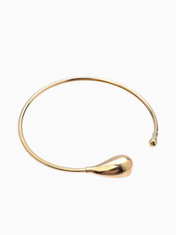 Колье-Чокер "Капли БО", цвет золото