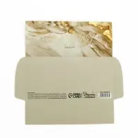 Конверт для денег с наклейкой, &laquo;С днём рождения!&raquo;, тиснение, 17.5 х 9 см