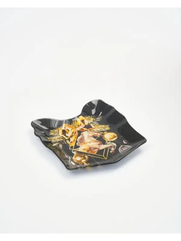 Тарелка плоская новогодняя &laquo;Роскошного года&raquo;, 15.1&times;17.3 см