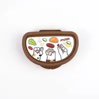 Бутербродница &laquo;Лапки&raquo;, 14&times;10&times;4 см