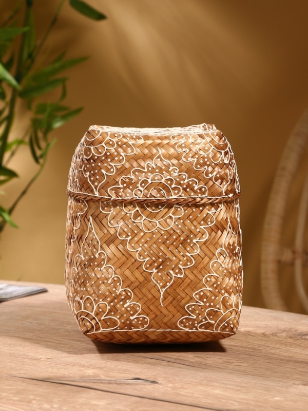 Корзинка плетеная "Морокко" 14х14х23 см