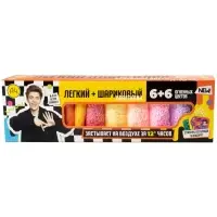 Игрушка в наборе Легкий пластилин Влад А4 12 шт с шариковым пластилином огненные цвета коробка 10948