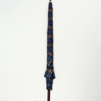 Зонт-трость п/авт R58/68 8сп П/Э В/У КЛЕТКА ручка-крюк синий пакет