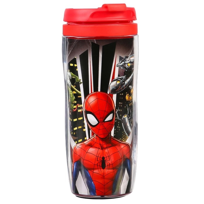 Термостакан &laquo;Человек-паук&raquo;, 350 мл