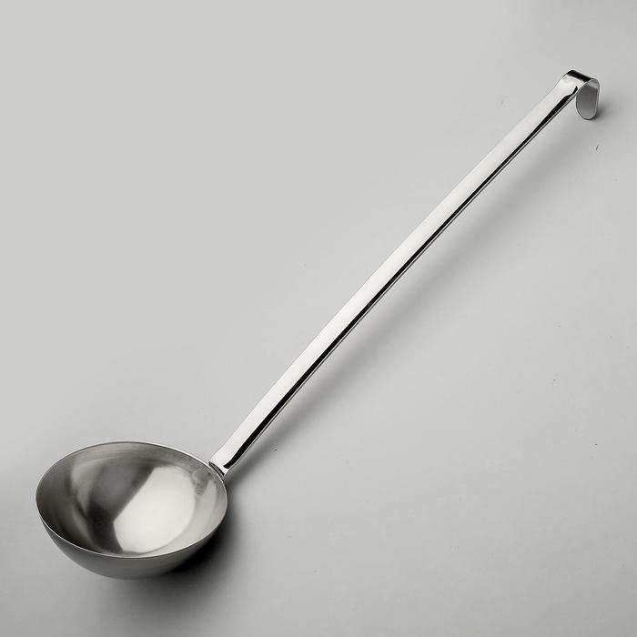 Половник &laquo;Кулинар&raquo;, 250 мл, длина ручки=34,5 см, толщина=2 мм, упрощённая обработка