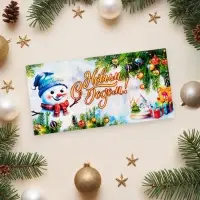 Конверт для денег &laquo;С Новым Годом!&raquo;, 16&times;8 см